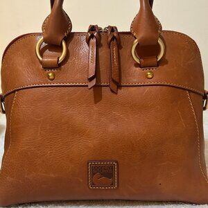 Dooney & Bourke Florentine Satchel Brown/Cognac Handbag